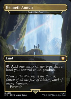 Reflecting Pool - Henneth Annûn The Lord of the Rings- Tales of Middle-earth Commander decks Topper